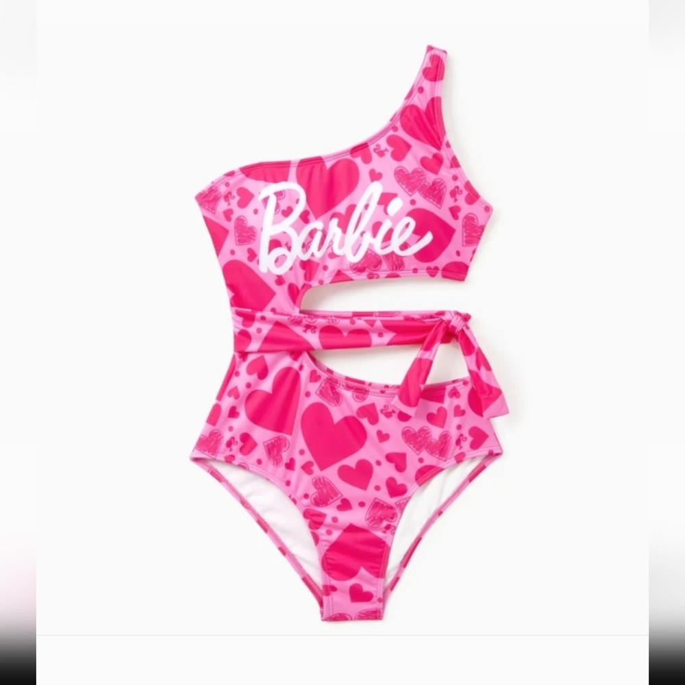 Barbie PAT PAT NWT pink bathing suit Medium